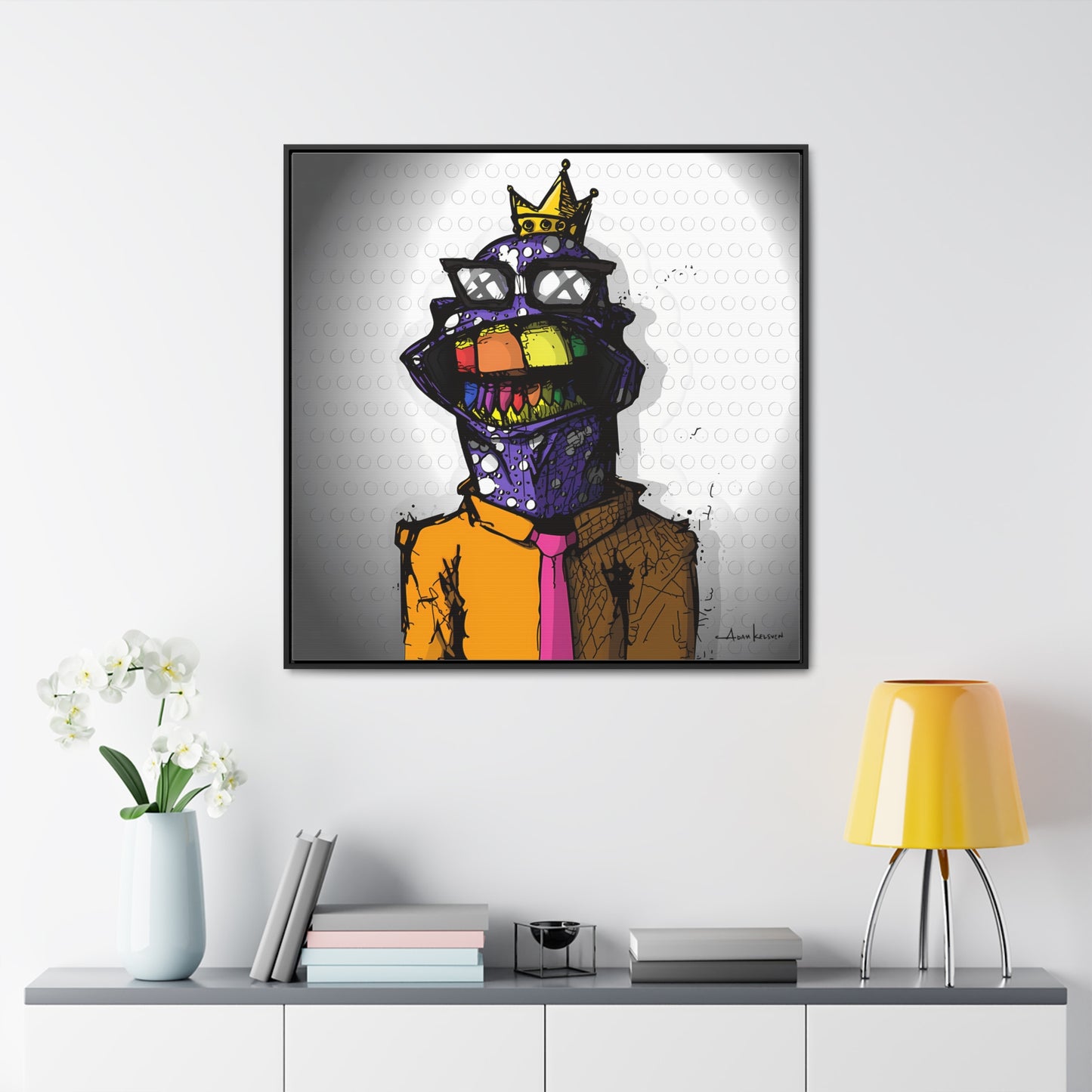 Creep #177 - Gallery Canvas Wraps, Square Frame