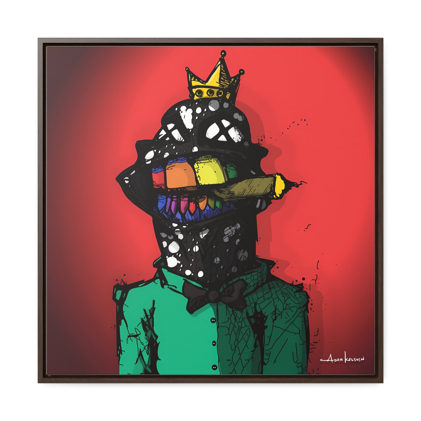 Creep #197 - Gallery Canvas Wraps, Square Frame