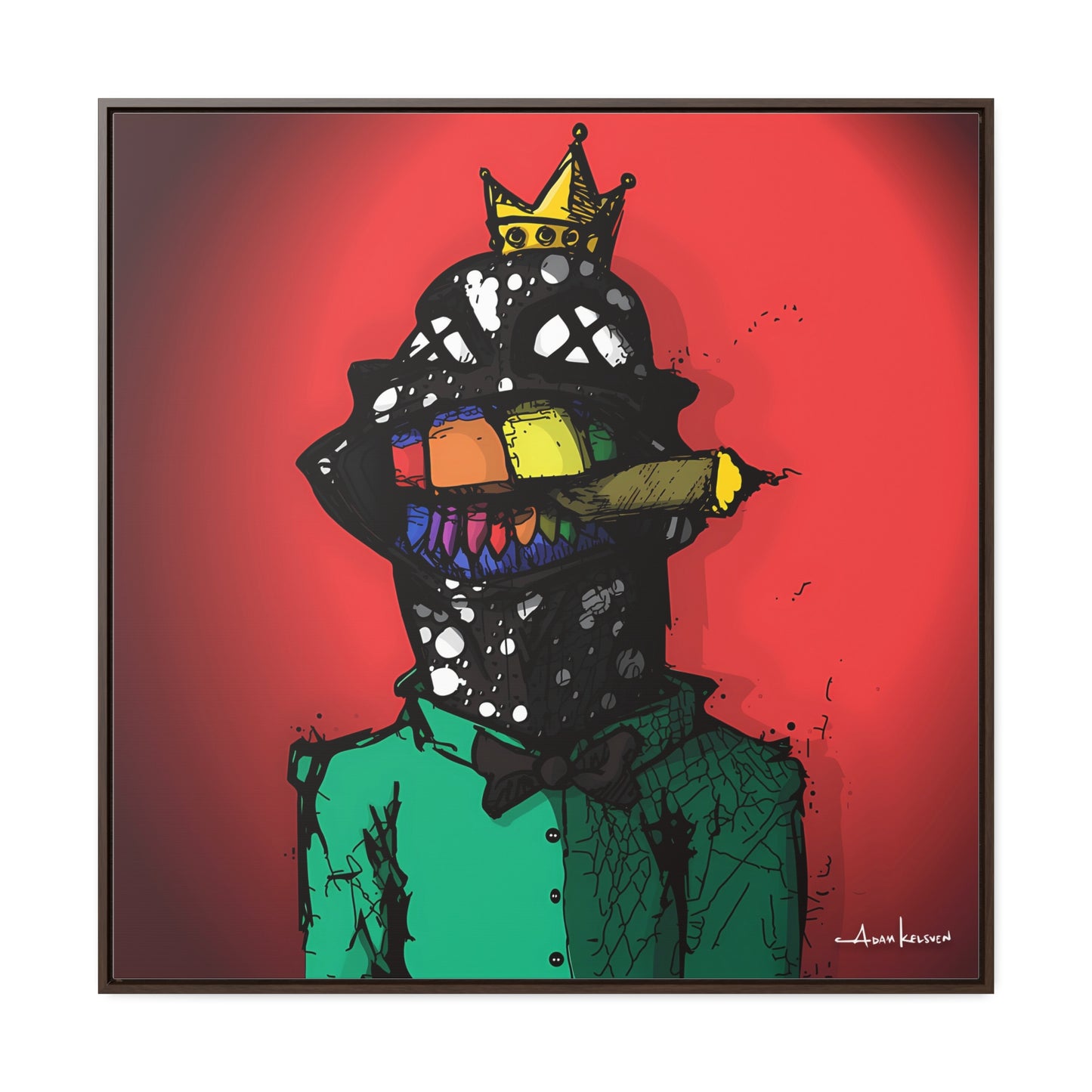 Creep #197 - Gallery Canvas Wraps, Square Frame