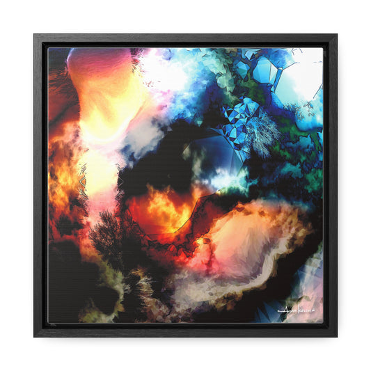 Rubble - Gallery Canvas Wrap, Square Frame