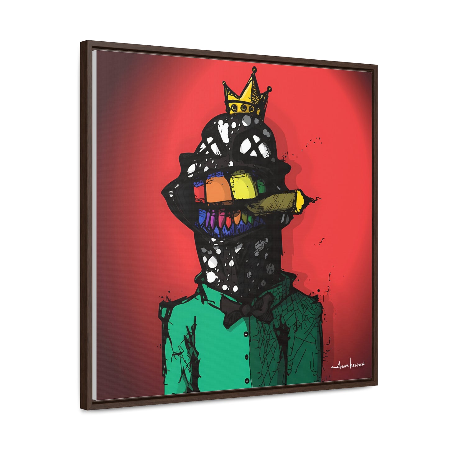 Creep #197 - Gallery Canvas Wraps, Square Frame