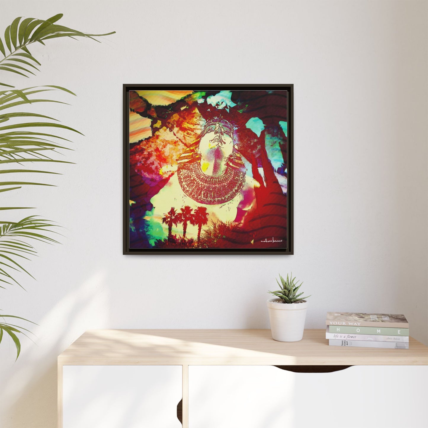 West Quest - Gallery Canvas Wrap, Square Frame