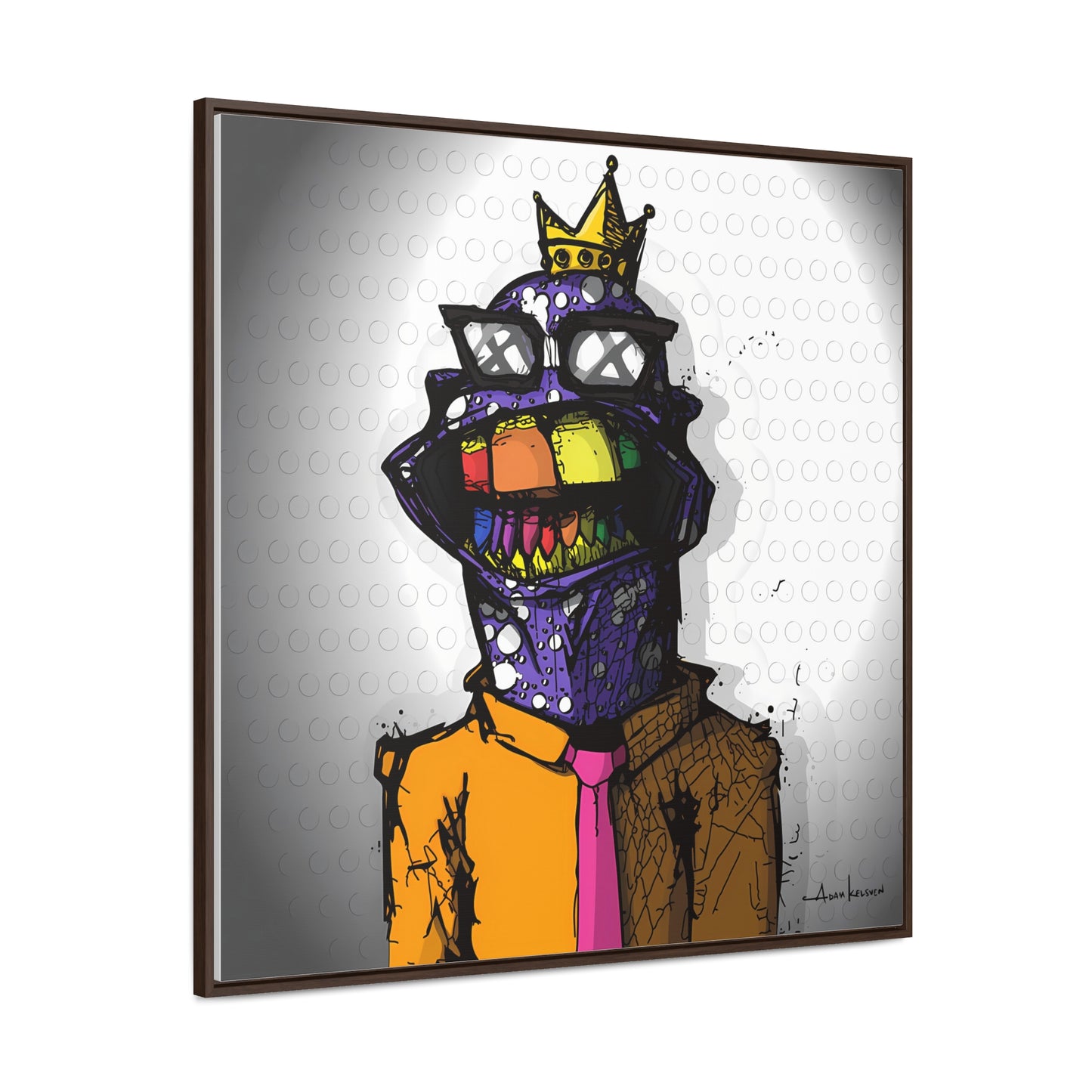 Creep #177 - Gallery Canvas Wraps, Square Frame