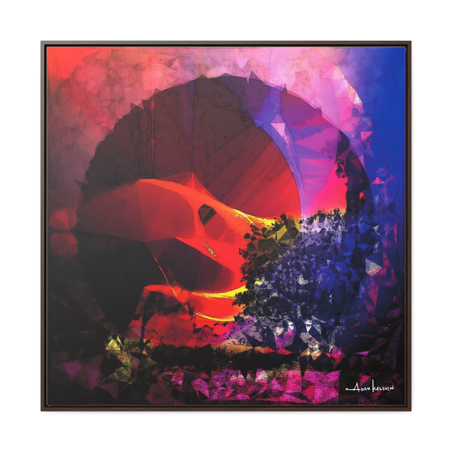 Dohmb - Gallery Canvas Wrap, Square Frame