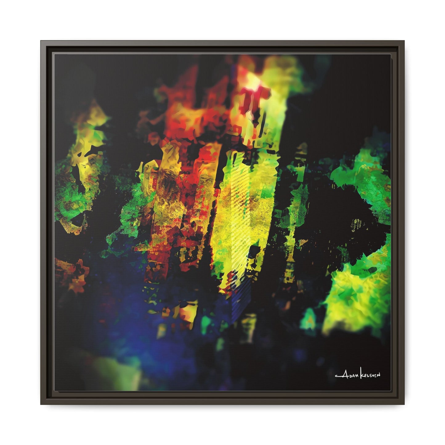 Digital Surface - Gallery Canvas Wrap, Square Frame
