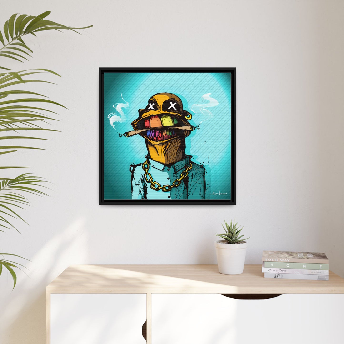 Creep #240 - Gallery Canvas Wraps, Square Frame