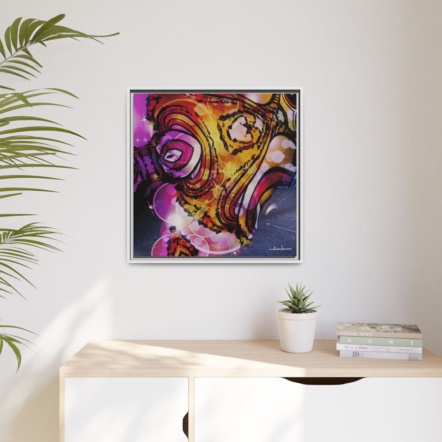 It's Pretty Out There - Gallery Canvas Wrap, Square Frame