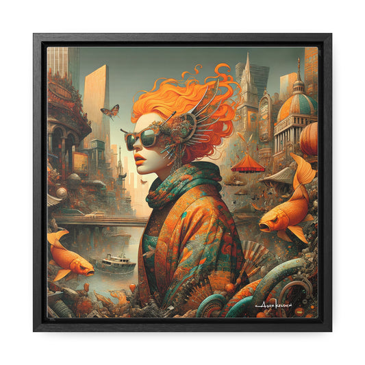 Urban Siren - Gallery Canvas Wrap, Square Frame