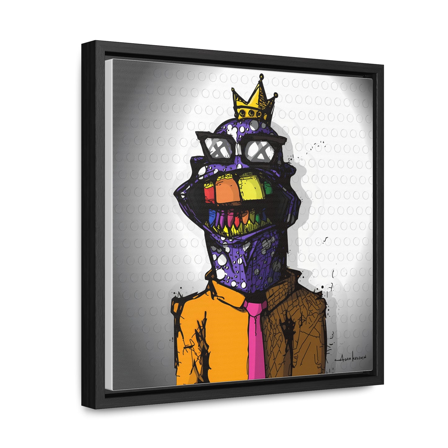 Creep #177 - Gallery Canvas Wraps, Square Frame