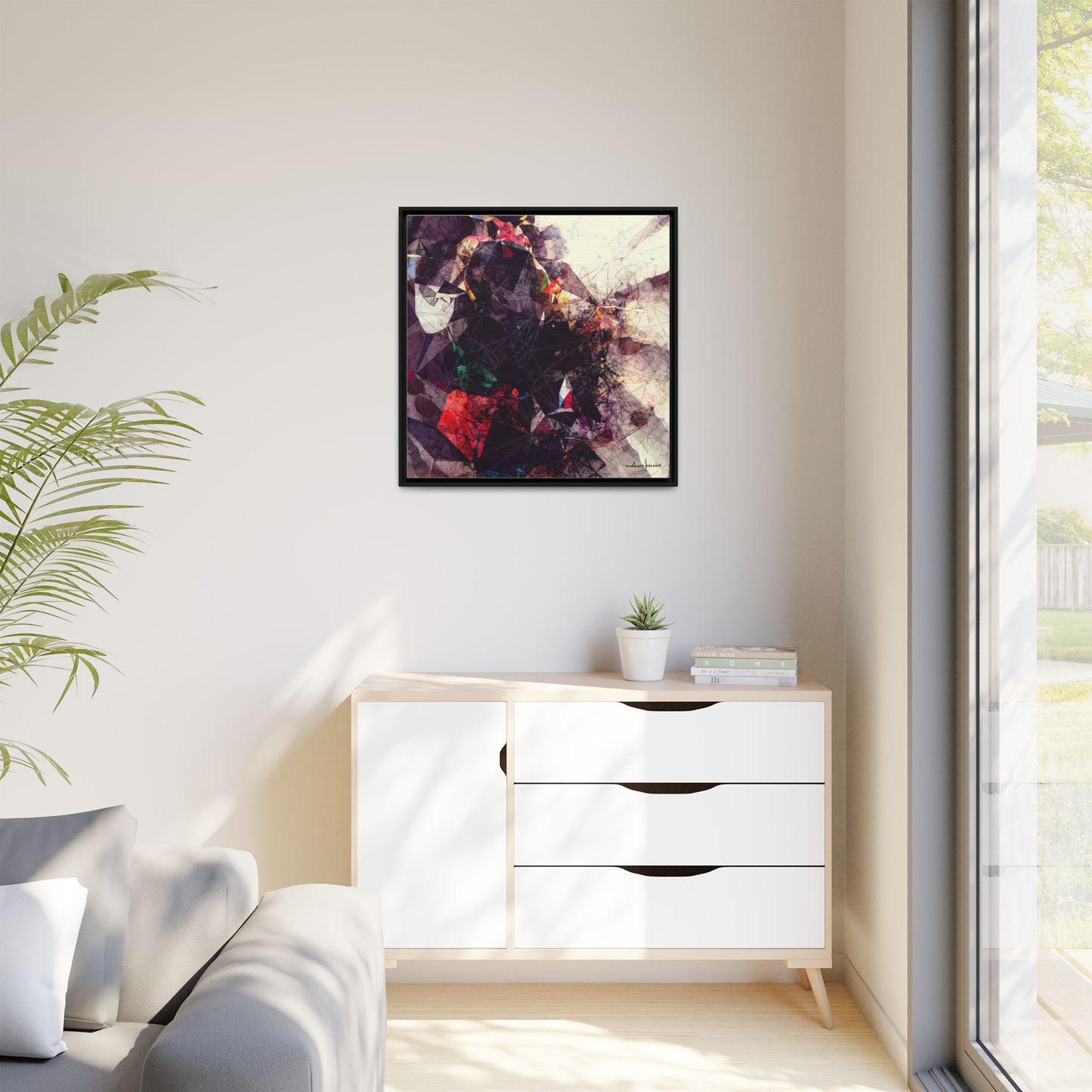 Scarecrow - Gallery Canvas Wrap, Square Frame