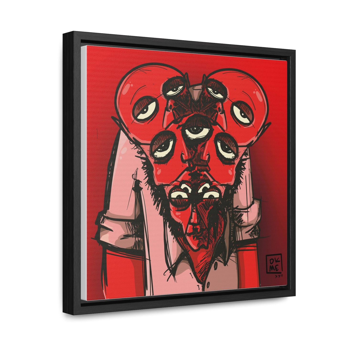 Mern - Gallery Canvas Wrap, Square Frame