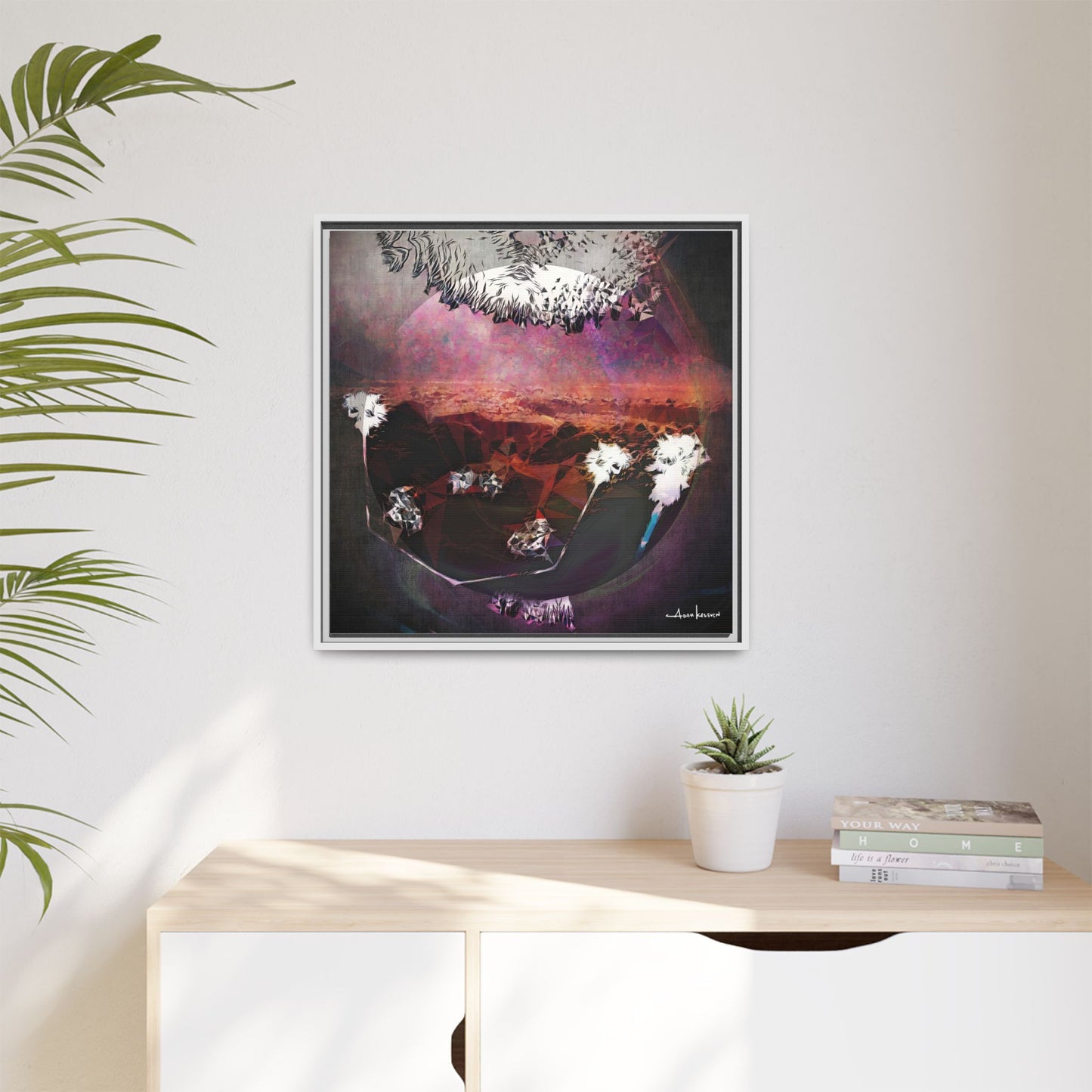 Bunny - Gallery Canvas Wrap, Square Frame