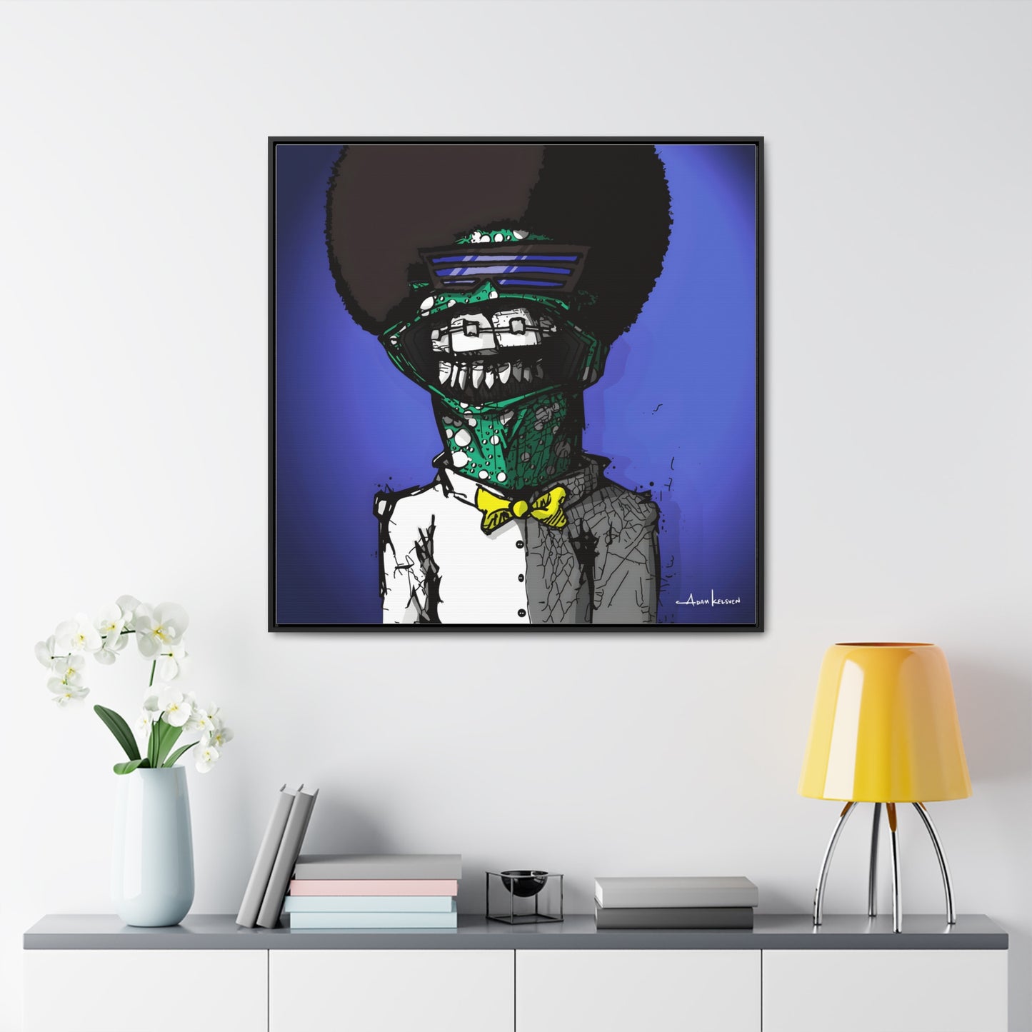 Creep #159 - Gallery Canvas Wraps, Square Frame