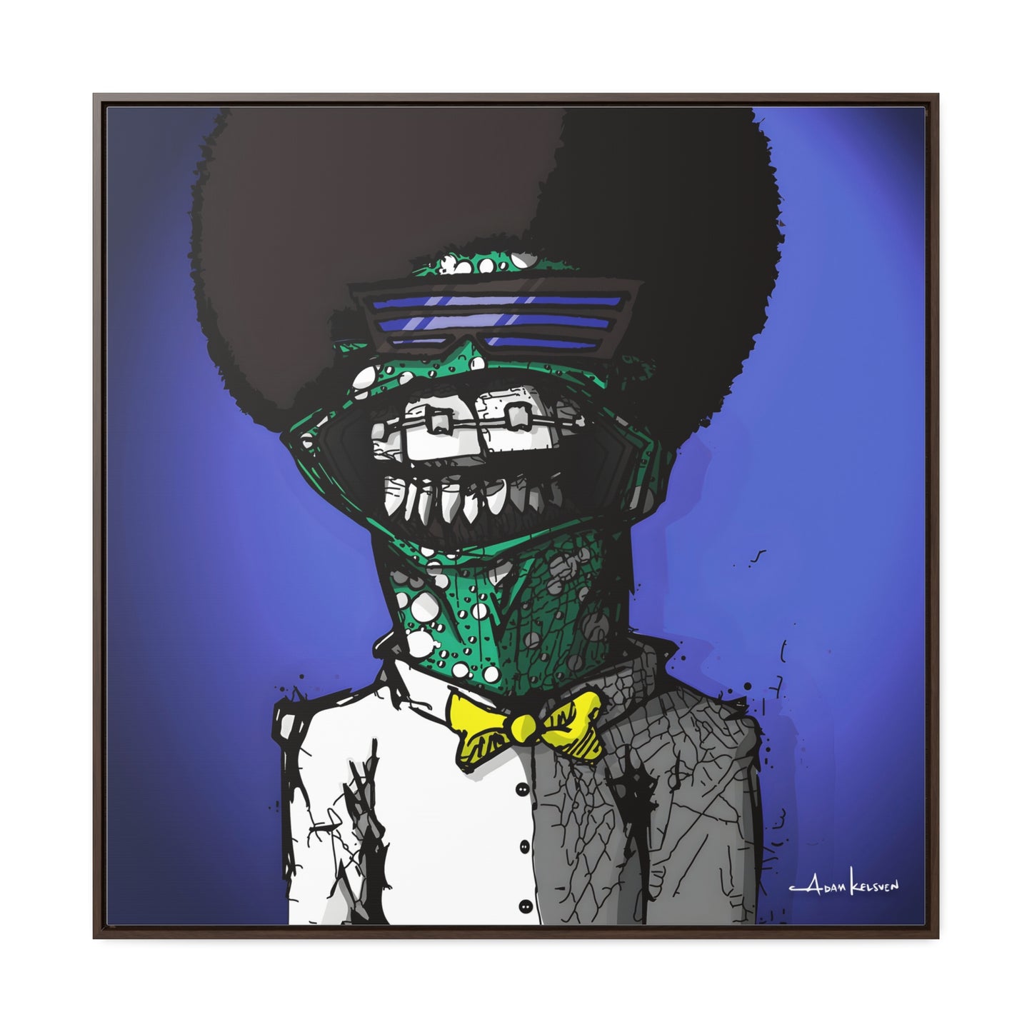 Creep #159 - Gallery Canvas Wraps, Square Frame