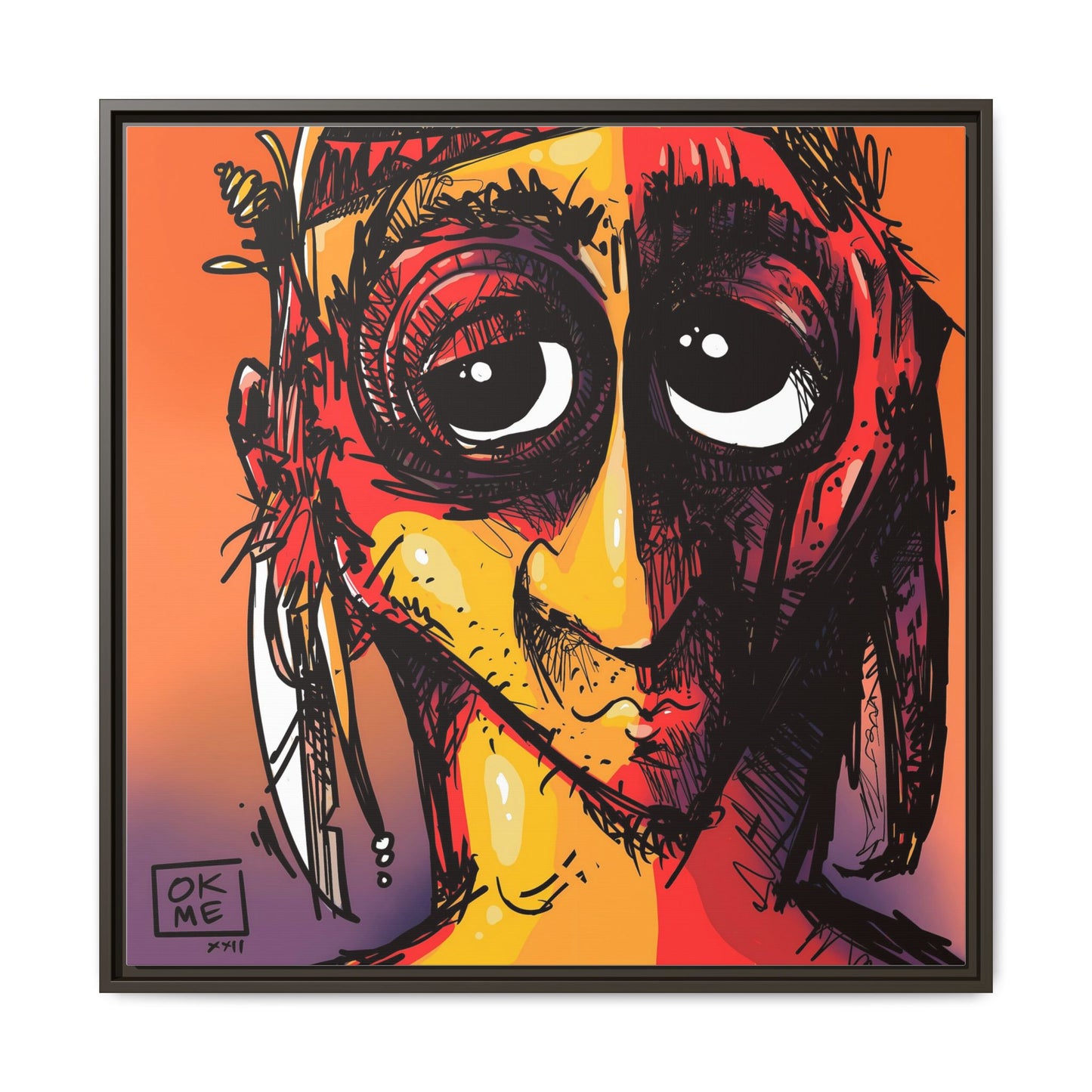 Serf - Gallery Canvas Wrap, Square Frame