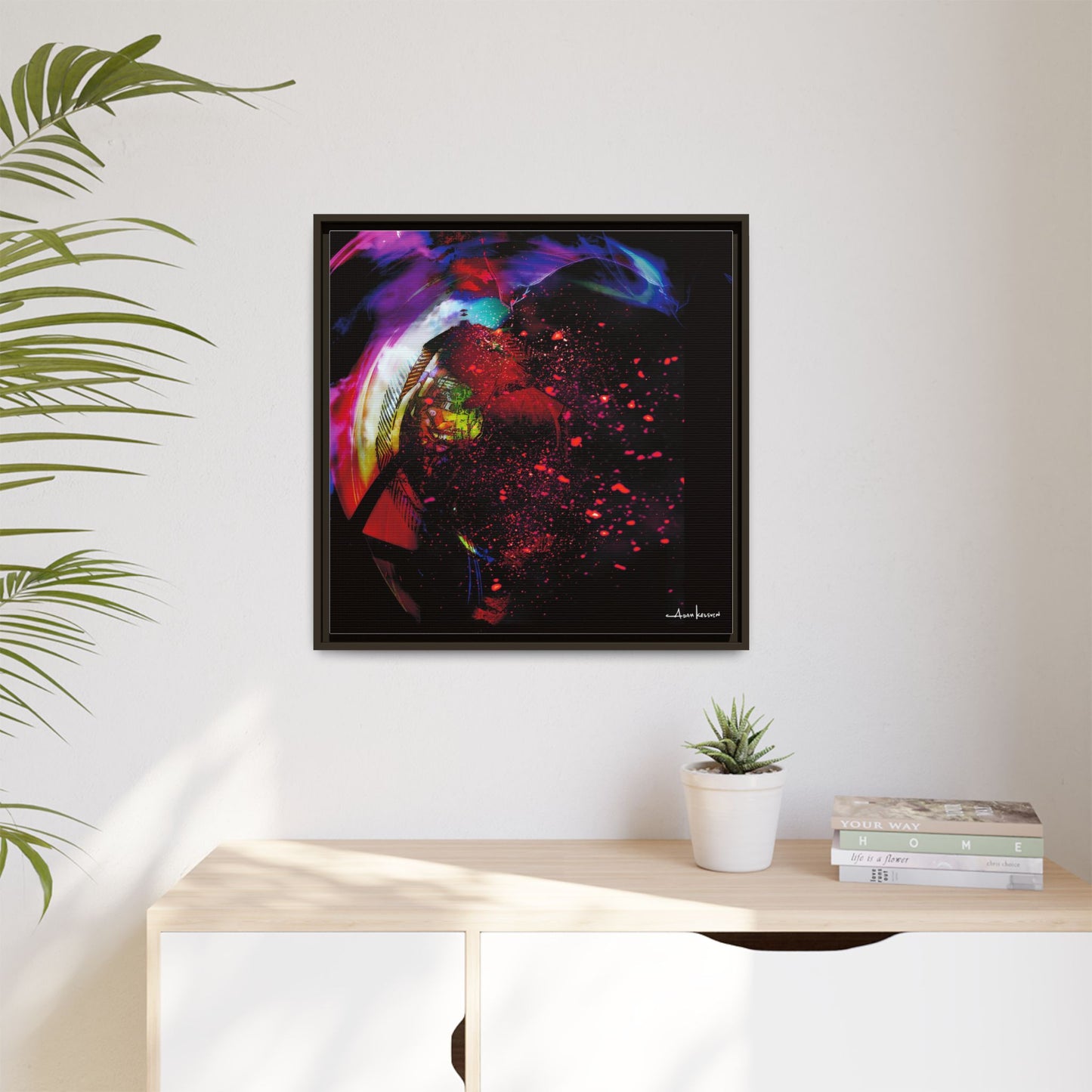 Matrices - Gallery Canvas Wrap, Square Frame