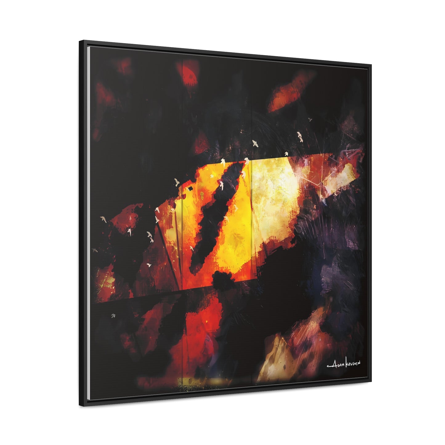 Birds Eye View - Gallery Canvas Wrap, Square Frame