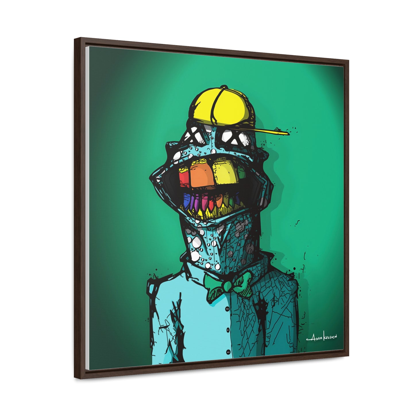 Creep #317 - Gallery Canvas Wraps, Square Frame