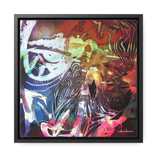 Machine - Gallery Canvas Wrap, Square Frame