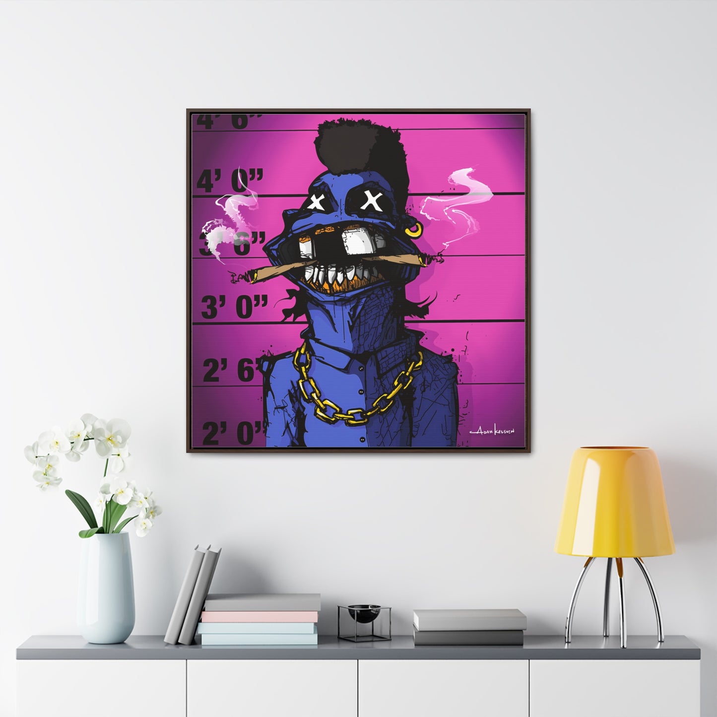 Creep #326 - Gallery Canvas Wraps, Square Frame