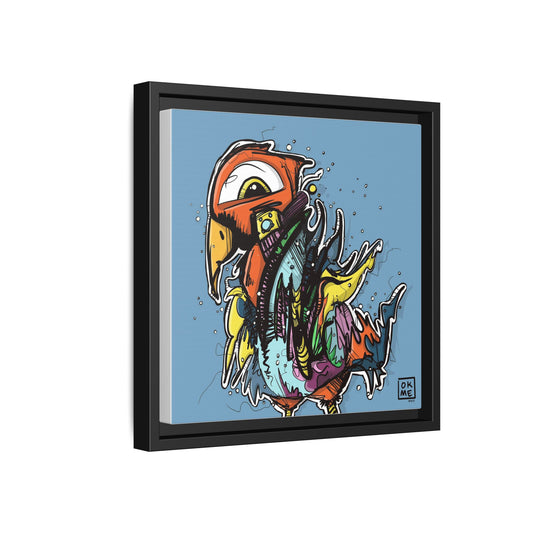 Bird - Gallery Canvas Wrap, Square Frame
