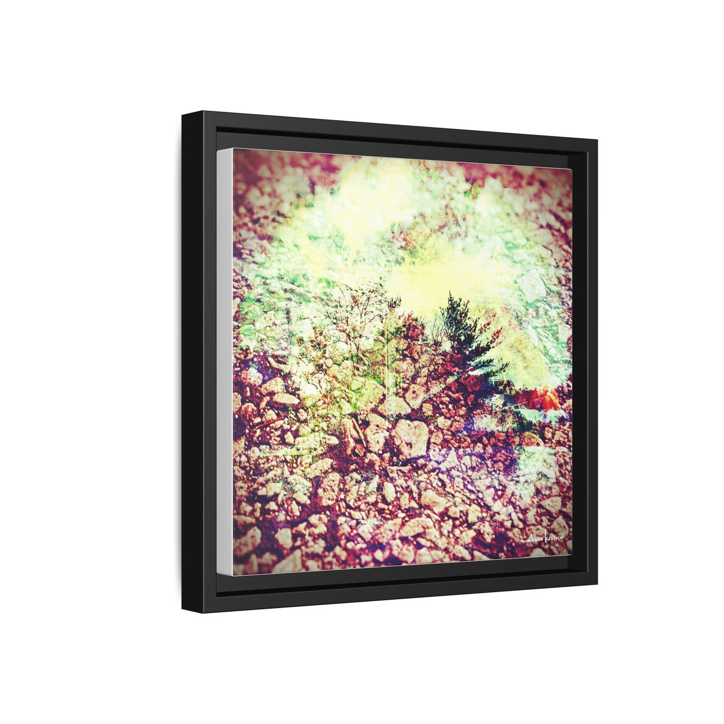 Caterpillar - Gallery Canvas Wrap, Square Frame