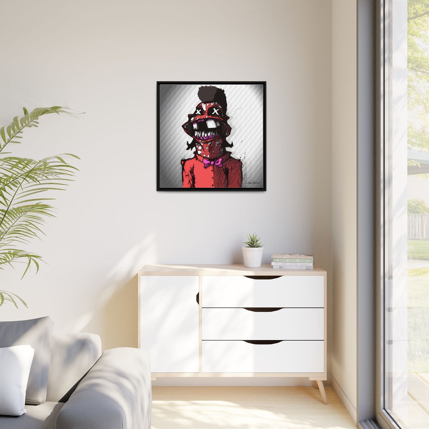 Creep #327 - Gallery Canvas Wraps, Square Frame