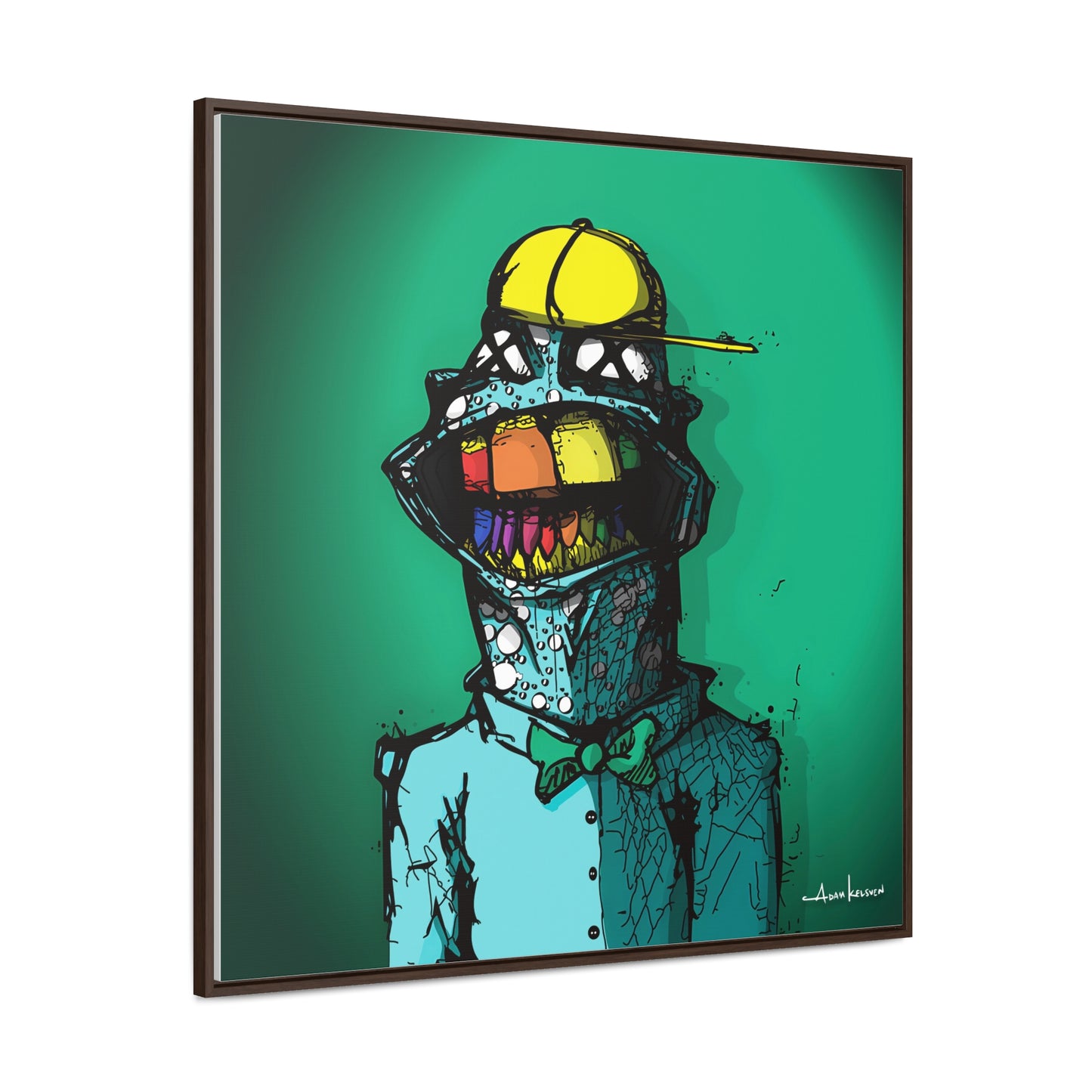 Creep #317 - Gallery Canvas Wraps, Square Frame