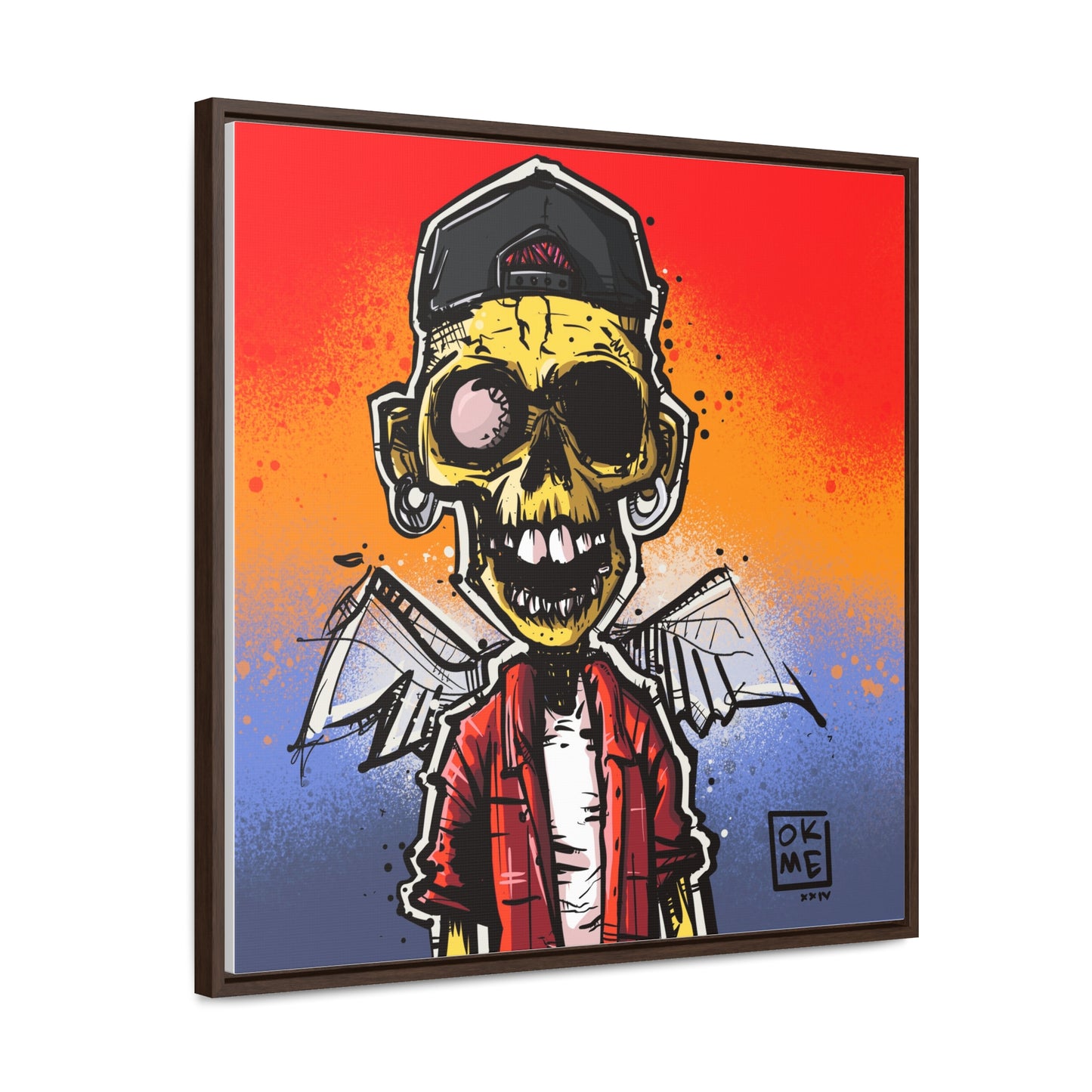 Scapula - Gallery Canvas Wrap, Square Frame