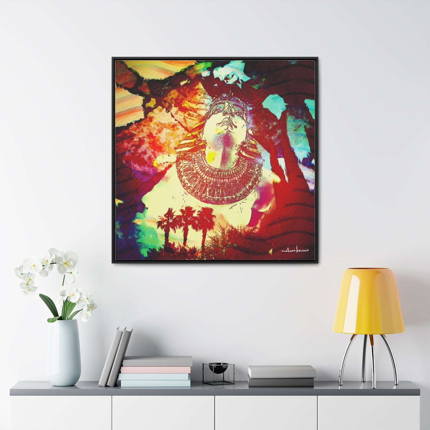 West Quest - Gallery Canvas Wrap, Square Frame