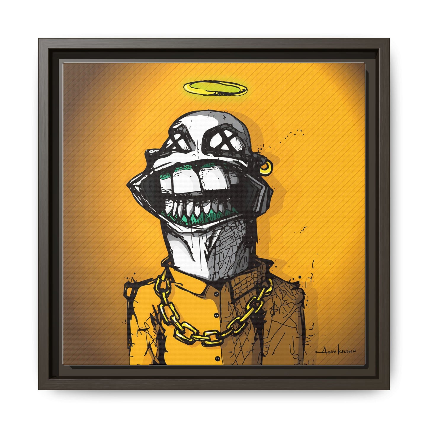 Creep #139 - Gallery Canvas Wraps, Square Frame