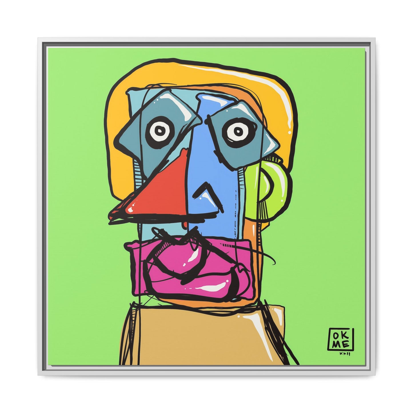 Norbit - Gallery Canvas Wrap, Square Frame