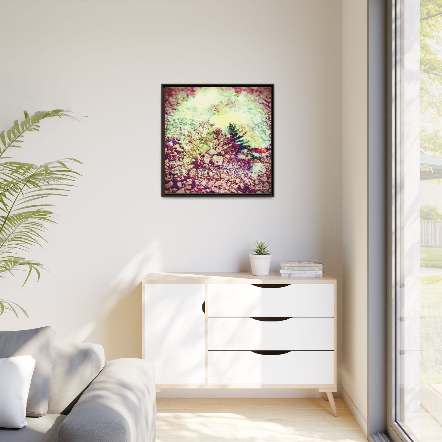 Caterpillar - Gallery Canvas Wrap, Square Frame