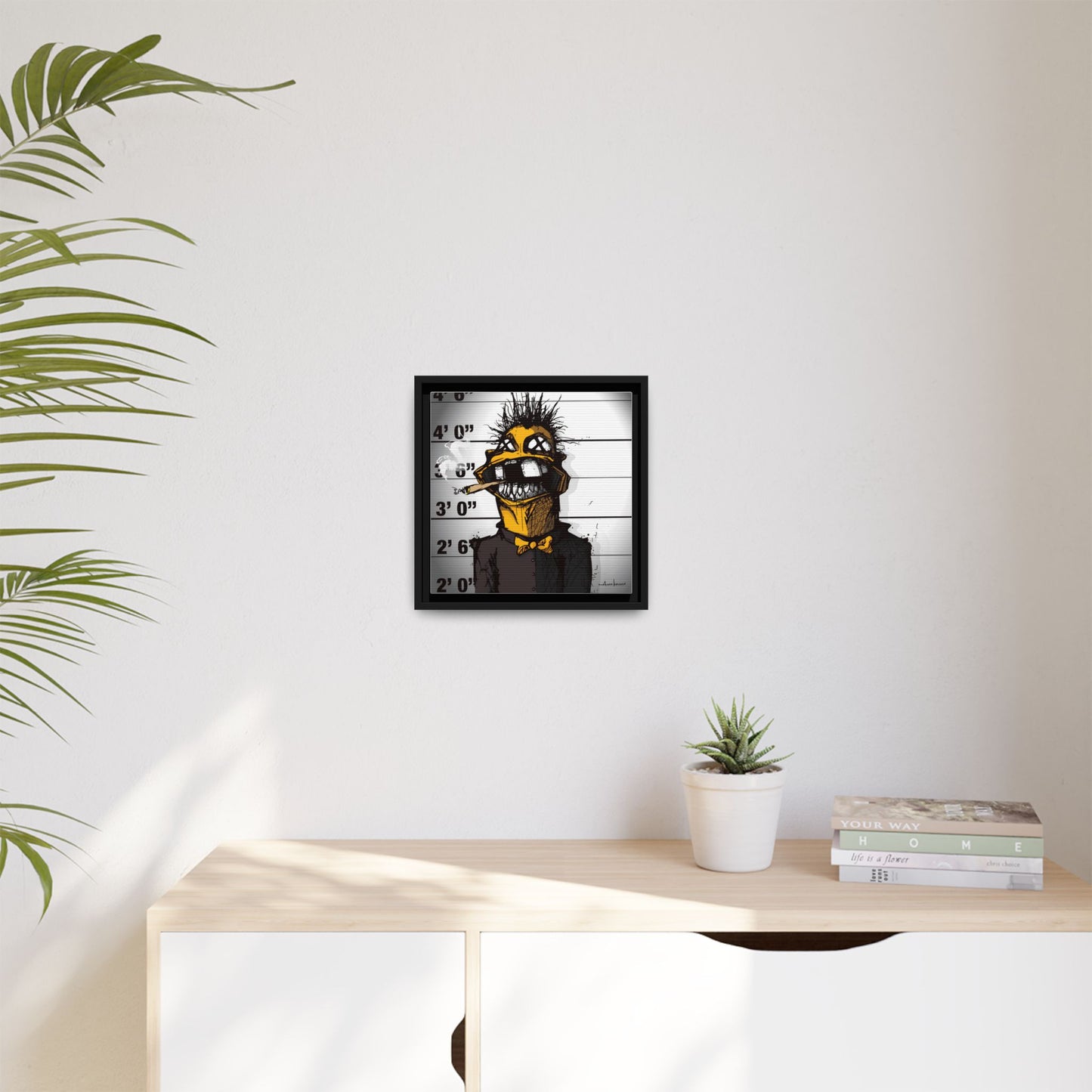 Creep #323 - Gallery Canvas Wraps, Square Frame