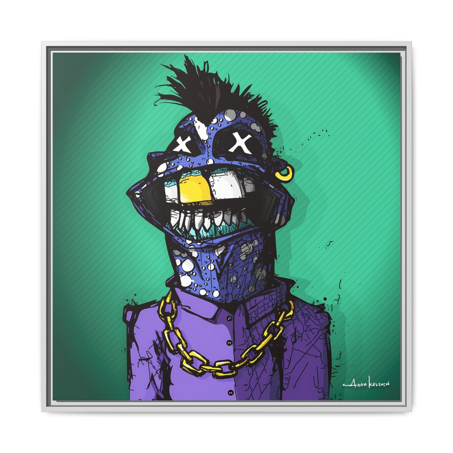 Creep #169 - Gallery Canvas Wraps, Square Frame