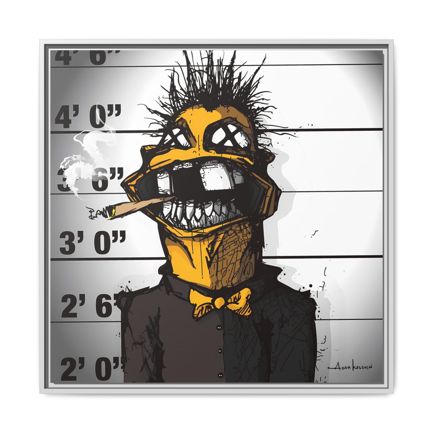 Creep #323 - Gallery Canvas Wraps, Square Frame