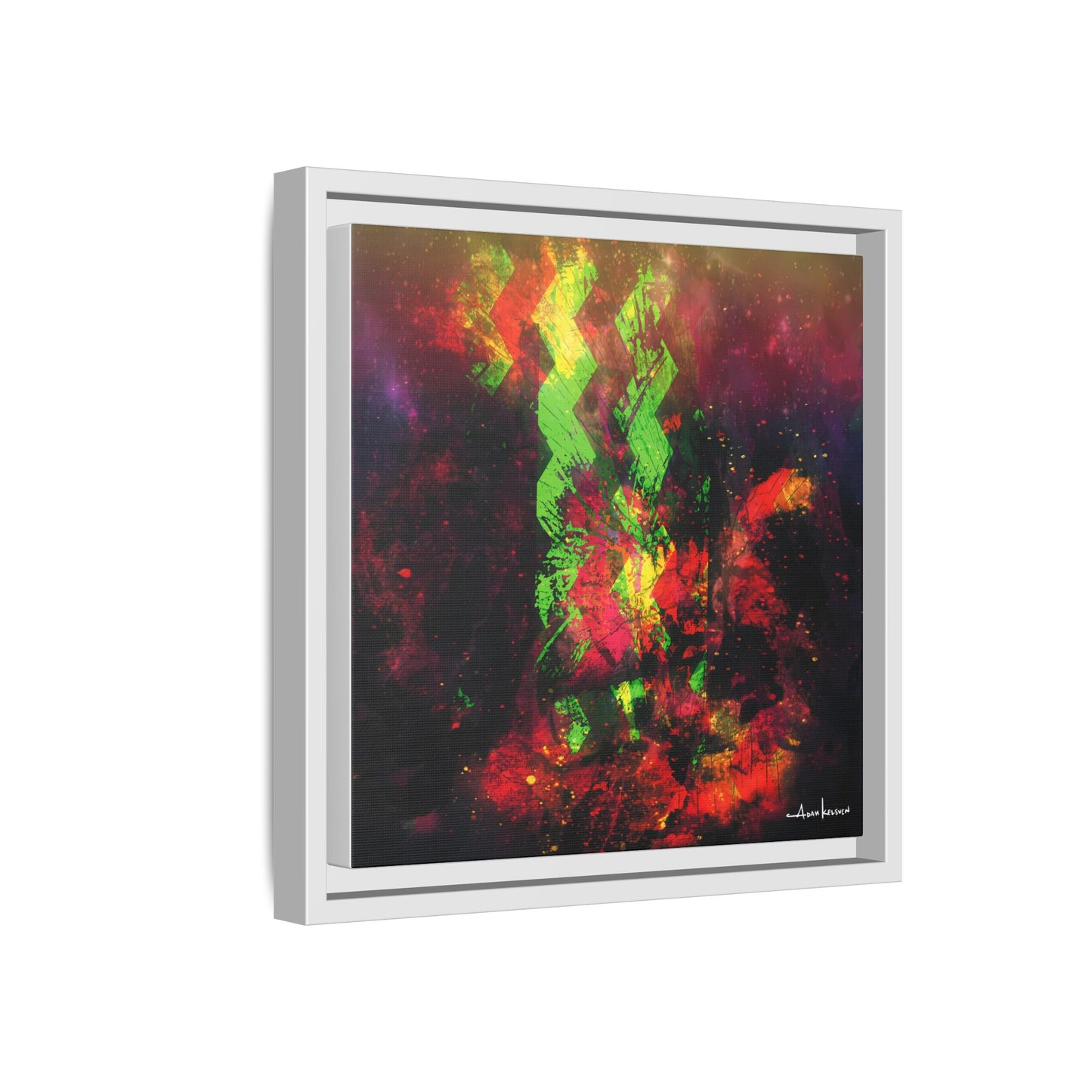 Sailboat - Gallery Canvas Wrap, Square Frame