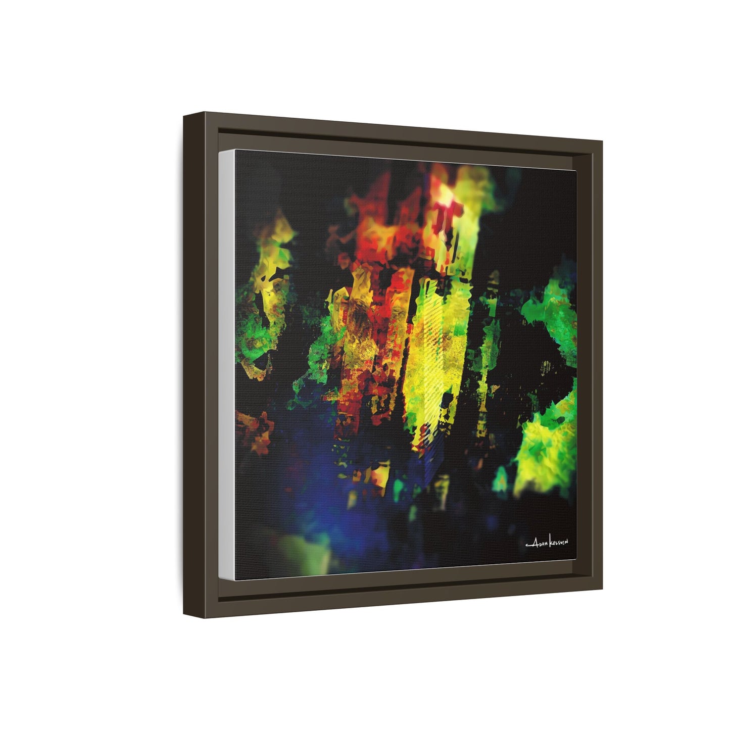 Digital Surface - Gallery Canvas Wrap, Square Frame