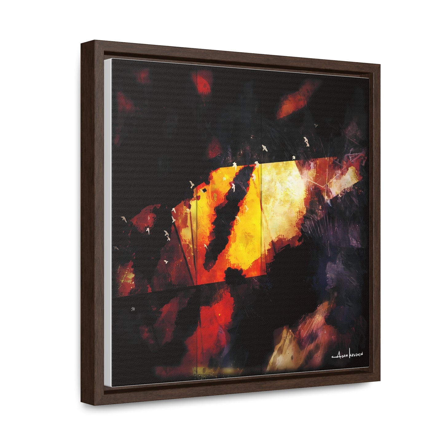 Birds Eye View - Gallery Canvas Wrap, Square Frame