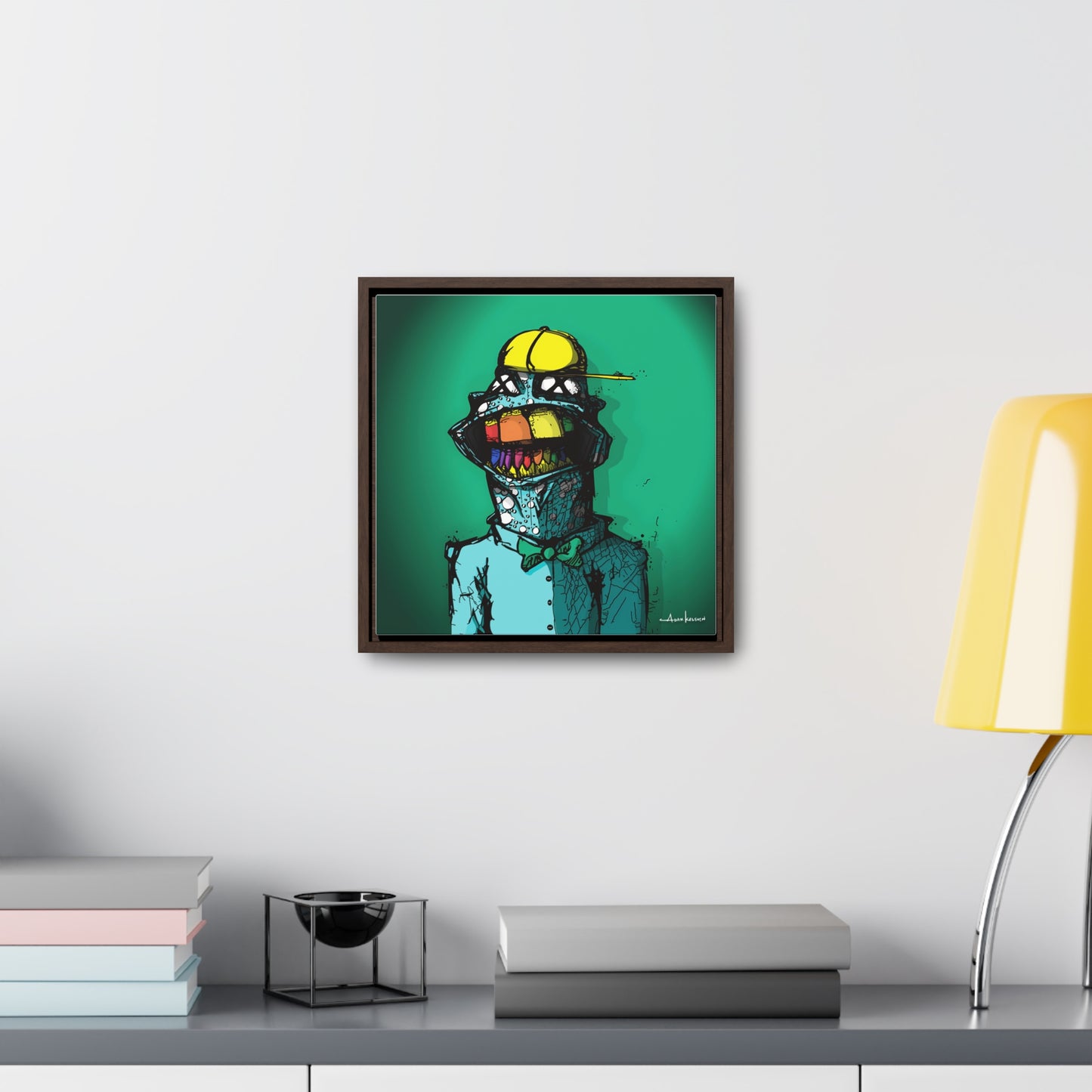 Creep #317 - Gallery Canvas Wraps, Square Frame