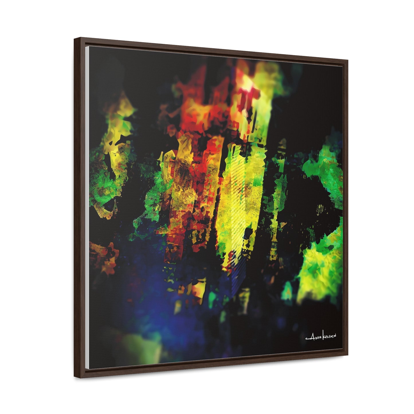 Digital Surface - Gallery Canvas Wrap, Square Frame