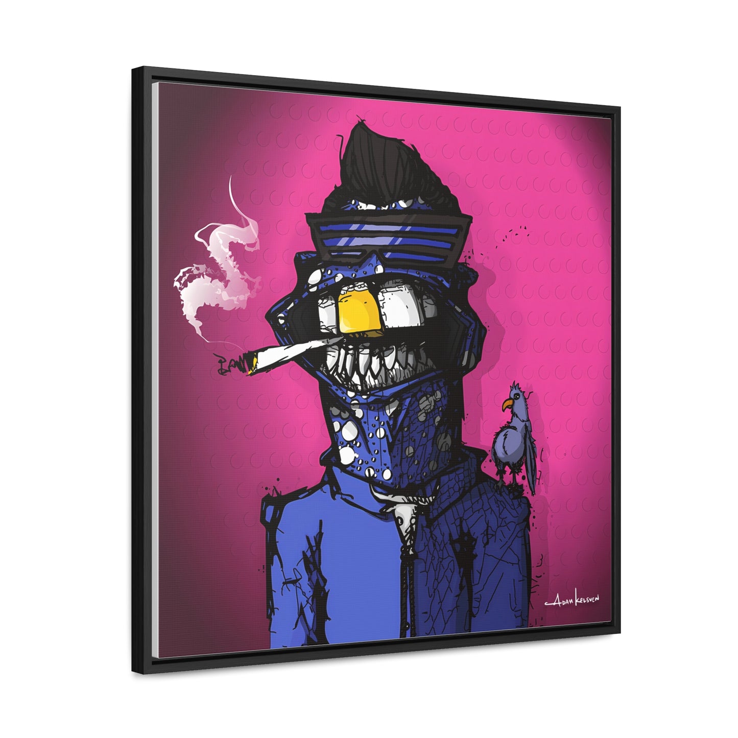 Creep #022 - Gallery Canvas Wraps, Square Frame