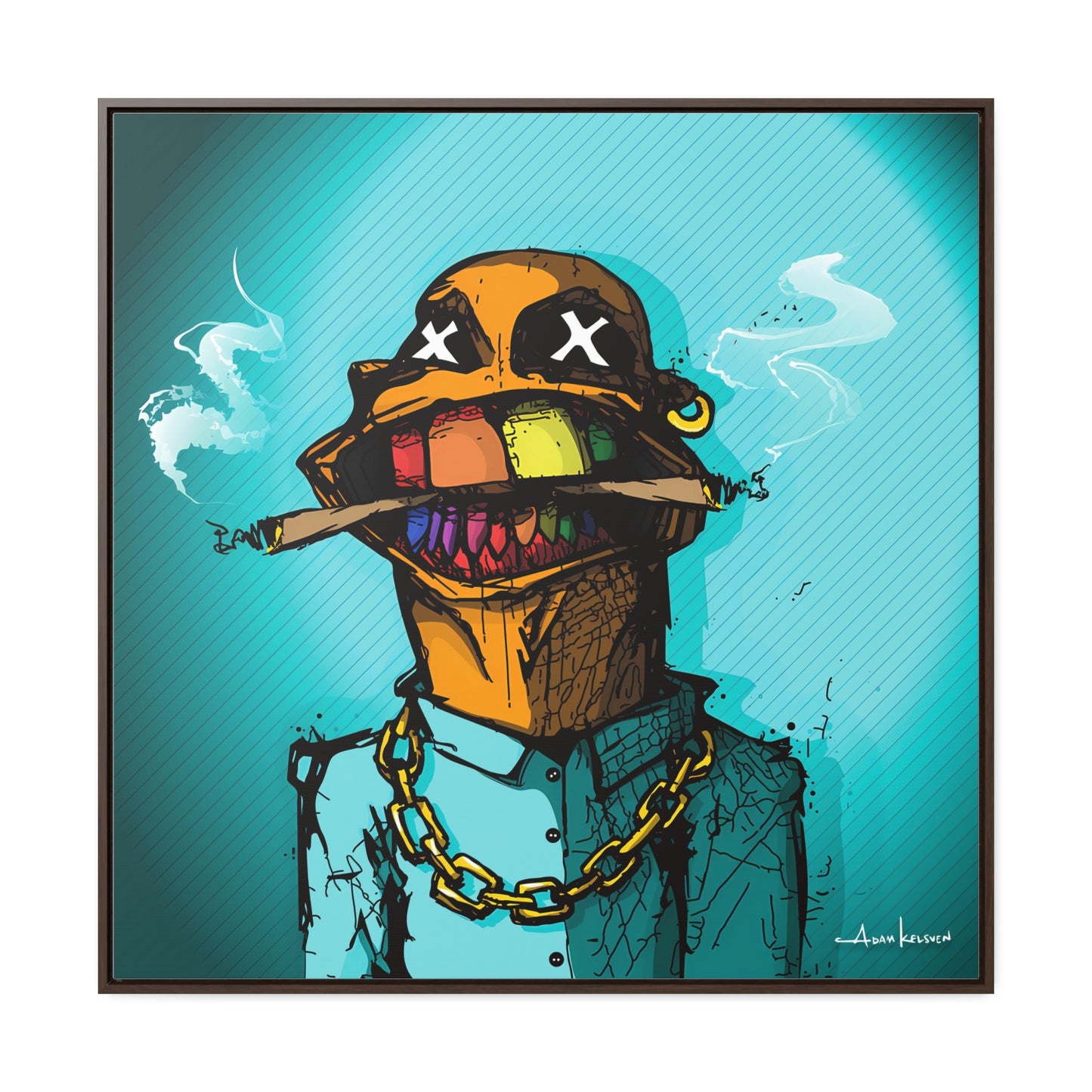 Creep #240 - Gallery Canvas Wraps, Square Frame