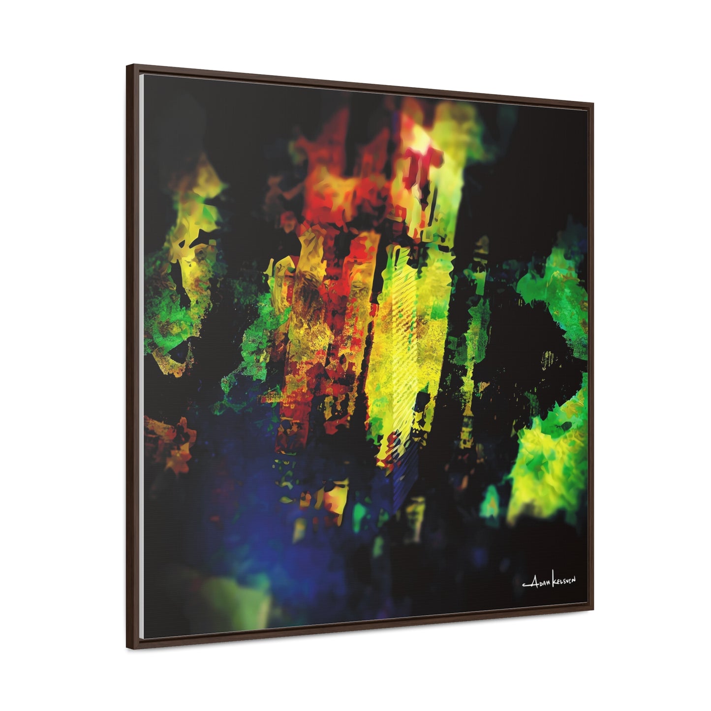 Digital Surface - Gallery Canvas Wrap, Square Frame