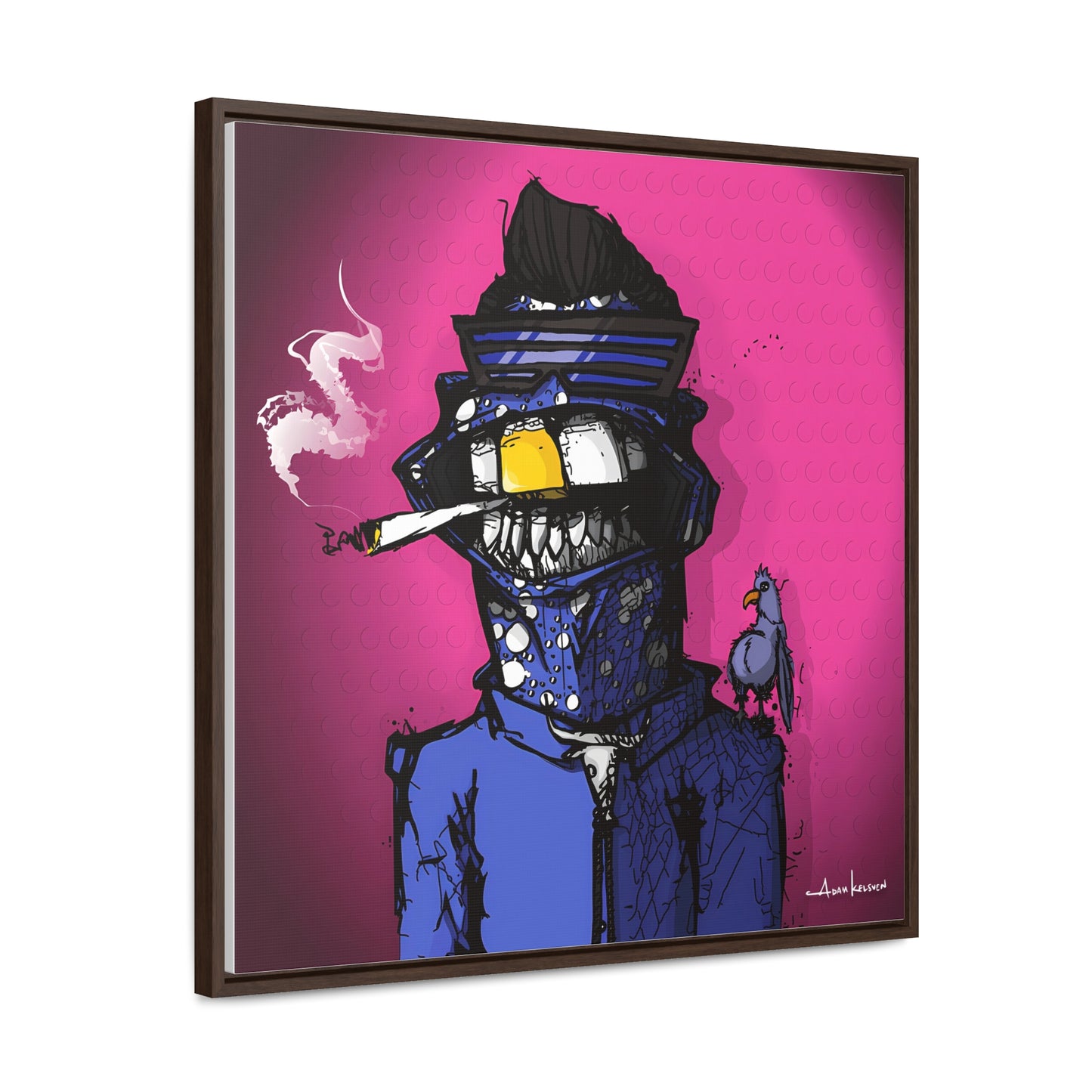 Creep #022 - Gallery Canvas Wraps, Square Frame