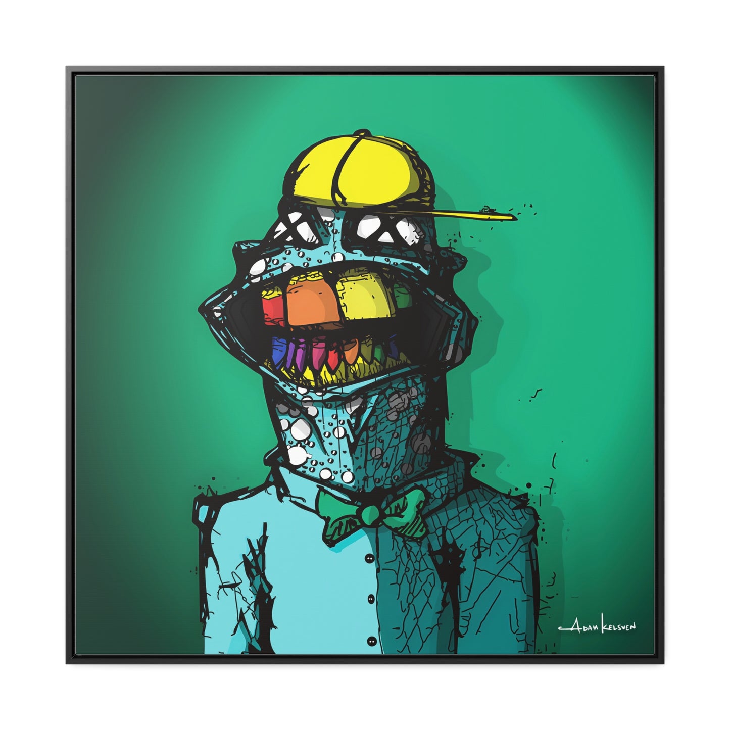 Creep #317 - Gallery Canvas Wraps, Square Frame