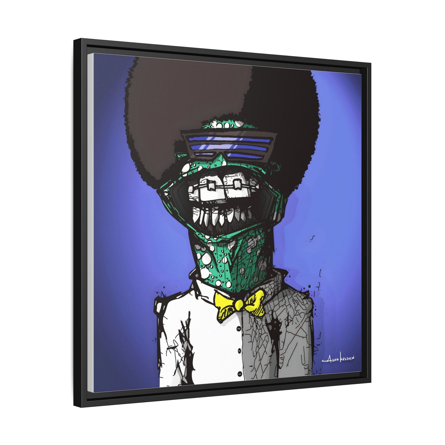 Creep #159 - Gallery Canvas Wraps, Square Frame