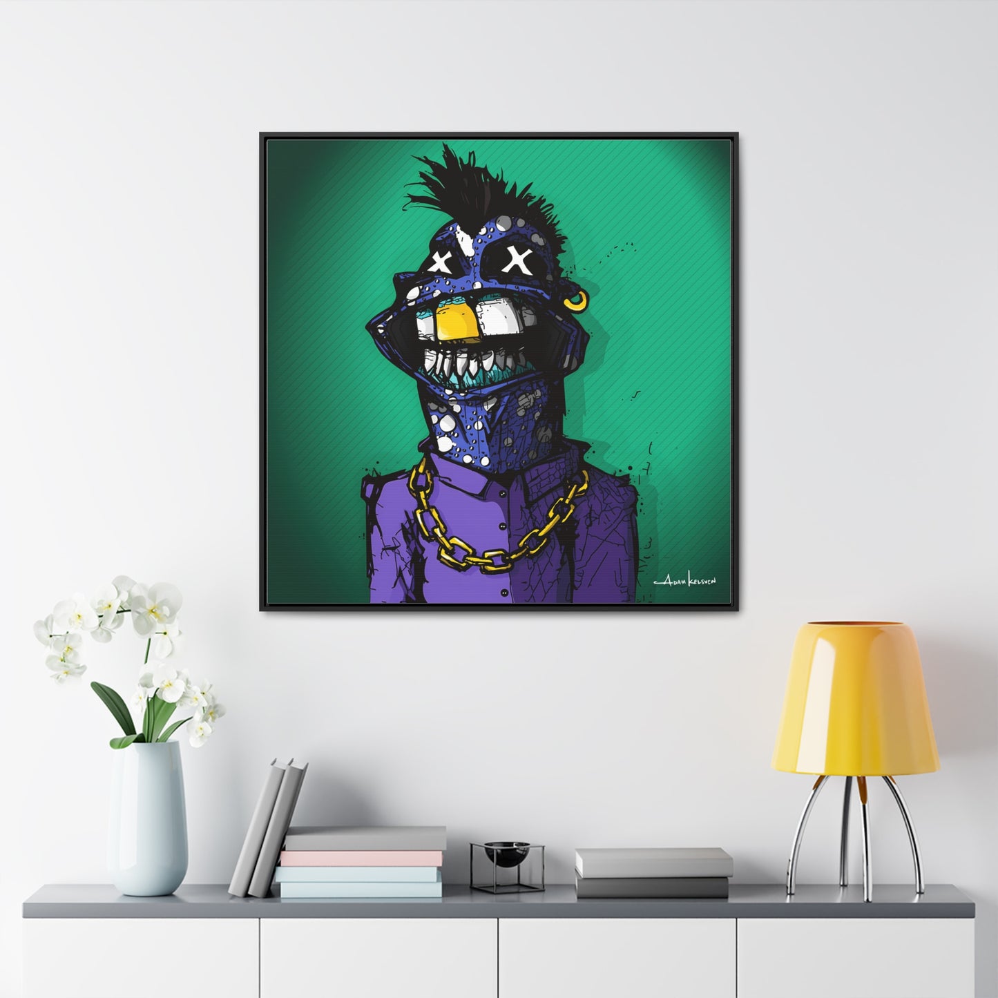 Creep #169 - Gallery Canvas Wraps, Square Frame