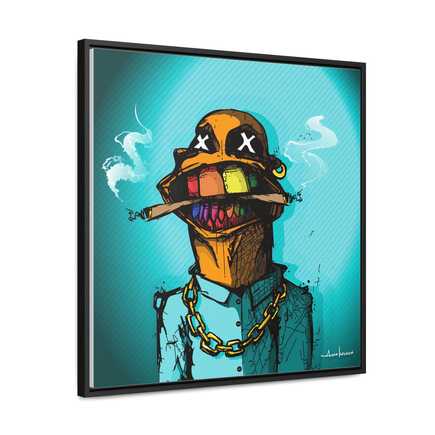 Creep #240 - Gallery Canvas Wraps, Square Frame