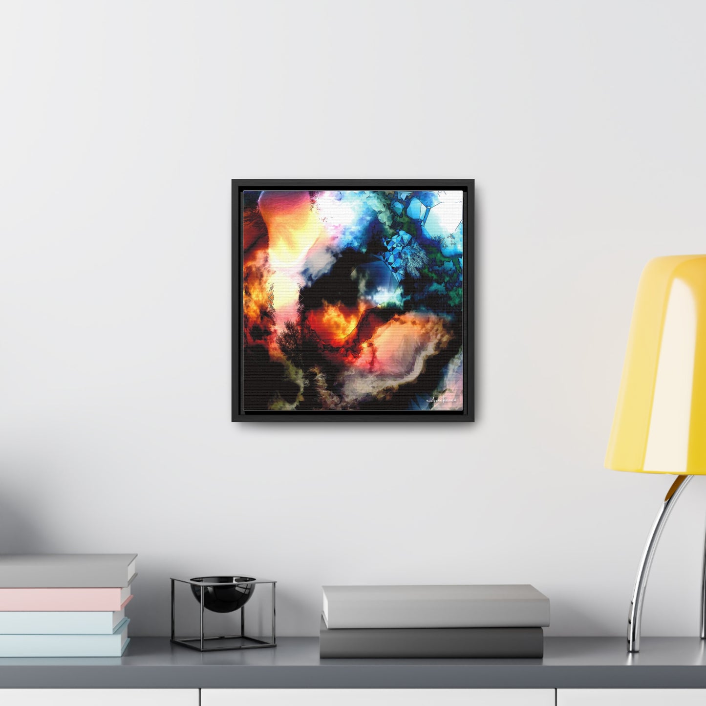 Rubble - Gallery Canvas Wrap, Square Frame